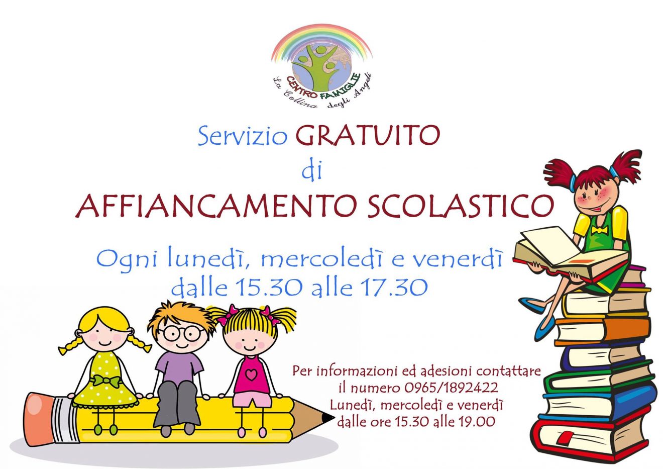 Avviato servizio si affiancamento scolastico gratuito