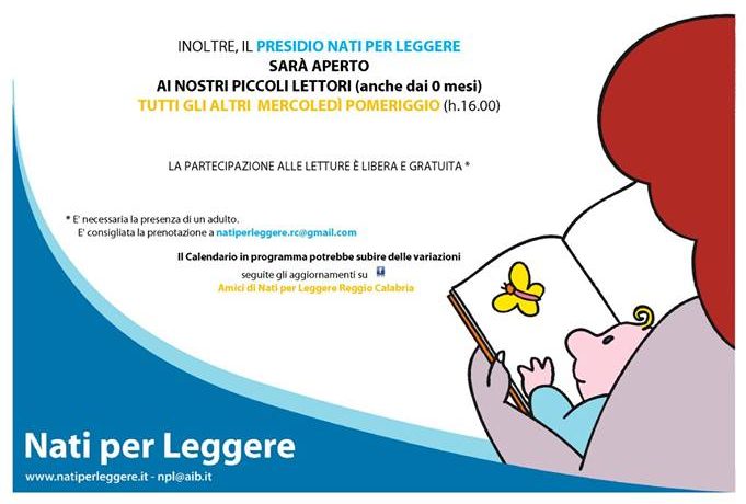 Nati per leggere: il calendario degli appuntamenti