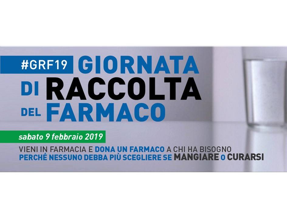 9 febbraio: Giornata di Raccolta del Farmaco