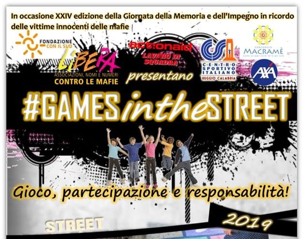 #Gamesinthestreet: apertura e presentazione spazio sportivo pubblico