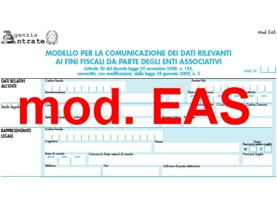 Modello EAS: entro il 1 aprile la comunicazione delle variazioni dei dati