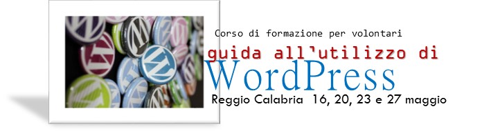 Corso di formazione “Guida all’utilizzo di WordPress”