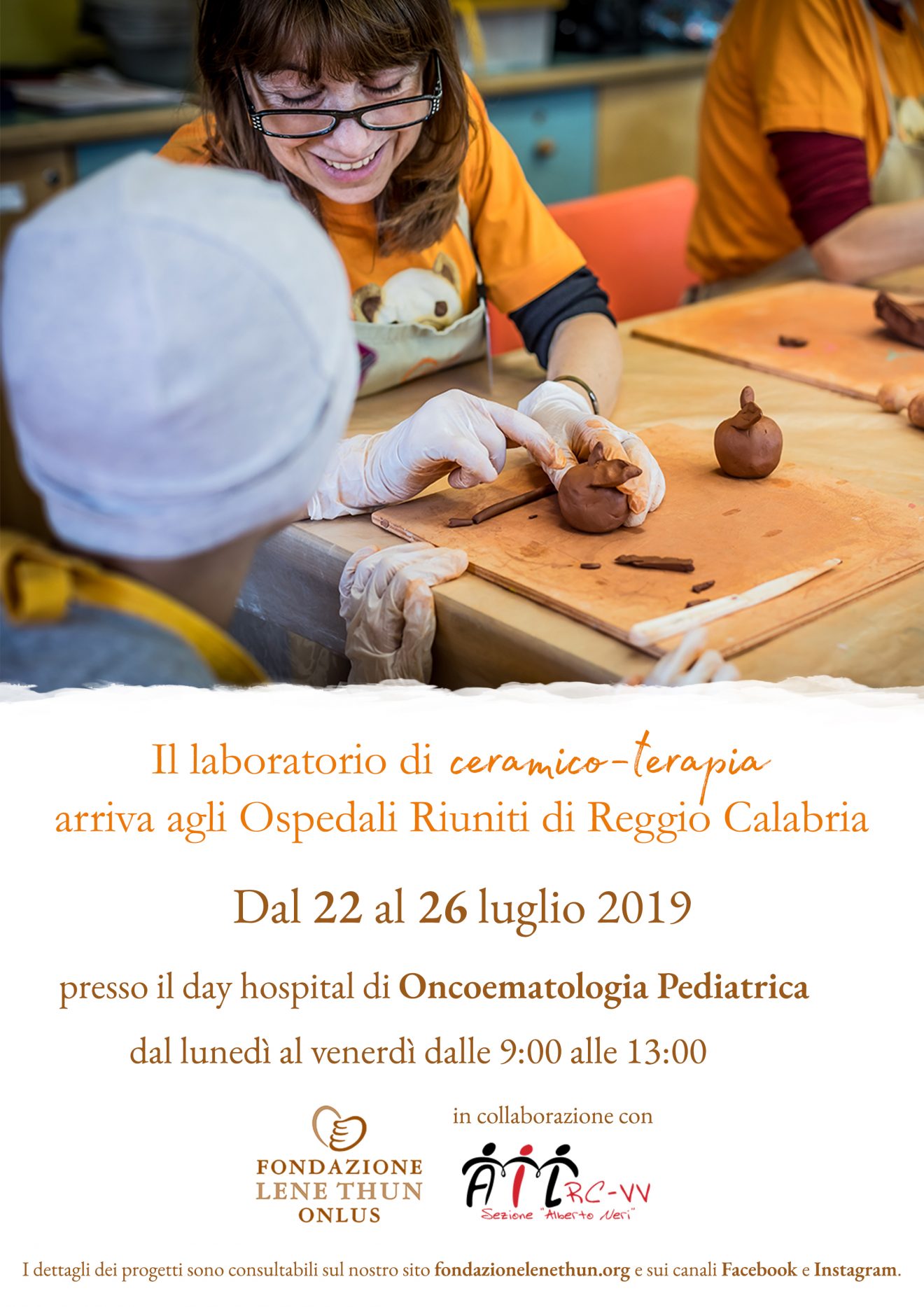 AIL e THUN insieme per il progetto di CERAMICO-TERAPIA