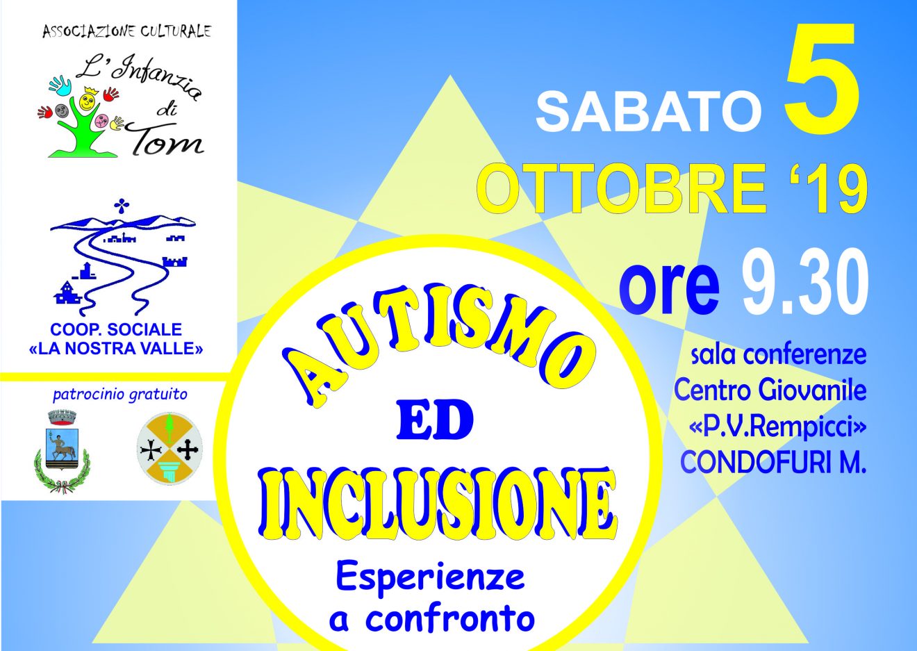Convegno “Autismo ed inclusione: esperienze a confronto”