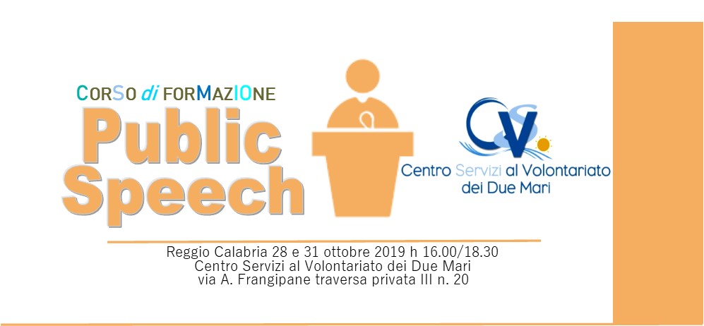 Corso di formazione “Public Speech”