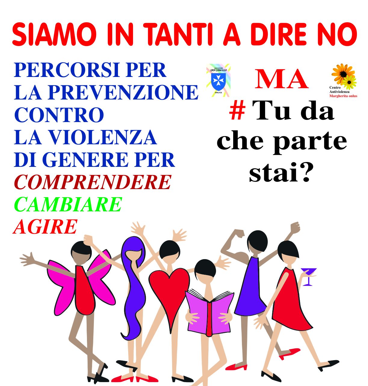 25 novembre: iniziativa associazioni San Camillo Onlus e Centro Anti Violenza Margherita