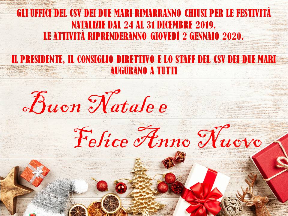 Auguri Natale 2019