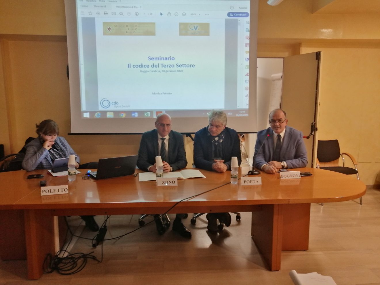 Sottoscrizione protocollo di intesa ODCEC di Reggio Calabria e CSV dei Due Mari di Reggio Calabria