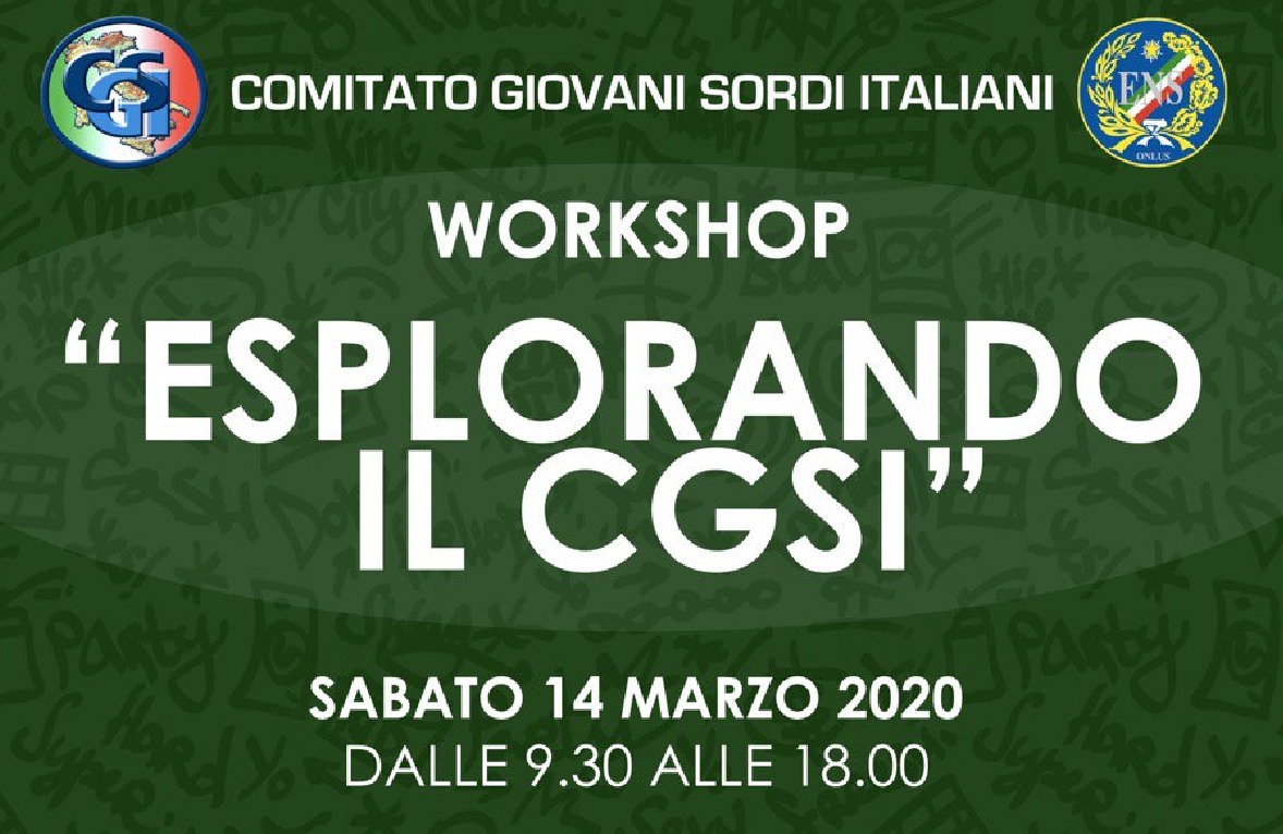 Workshop ＂Esplorando il CGSI＂