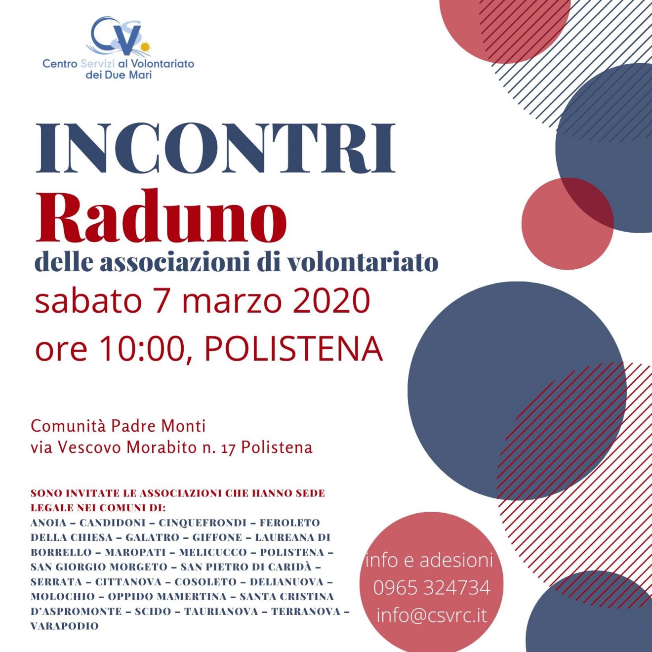 “INCONTRI” – Raduno delle associazioni di volontariato