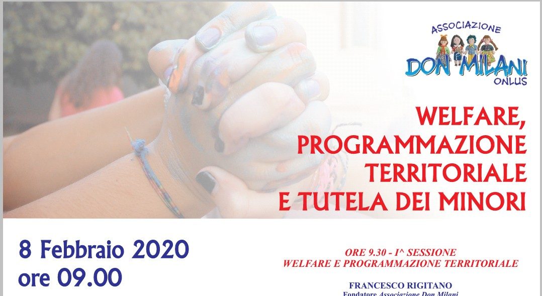 Convegno ＂Welfare, programmazione territoriale e tutela dei minori＂