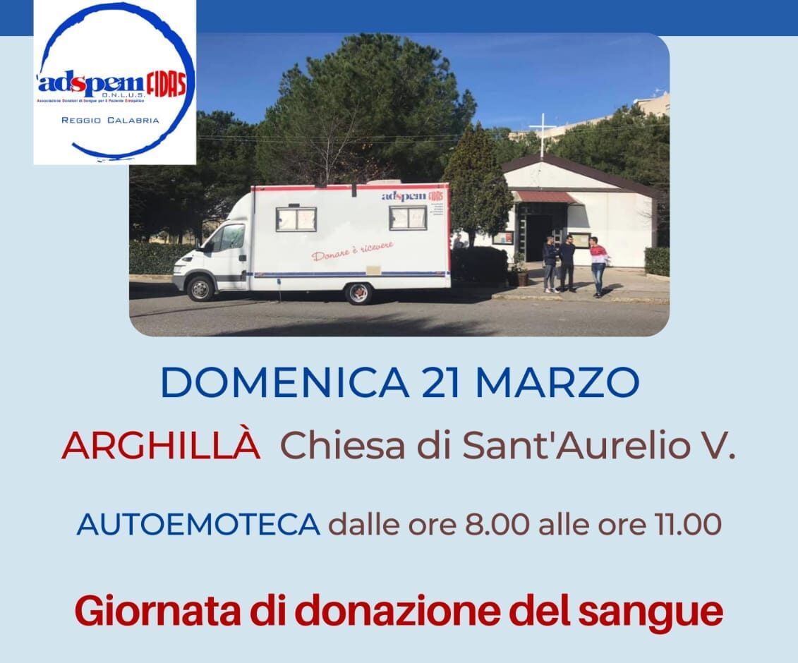 ADSPEM - Giornata di donazione del sangue