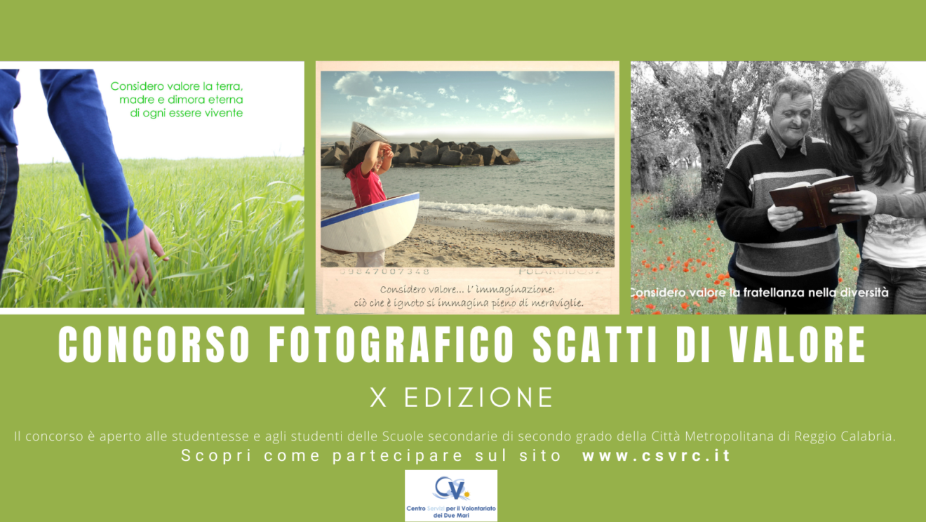 Al via la X edizione del concorso fotografico Scatti di Valore: sguardi sui valori del volontariato