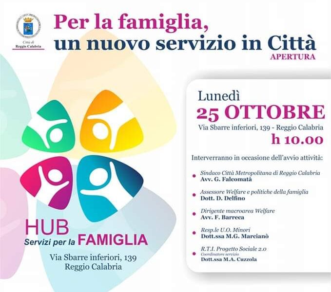 Per la famiglia, un nuovo servizio in città