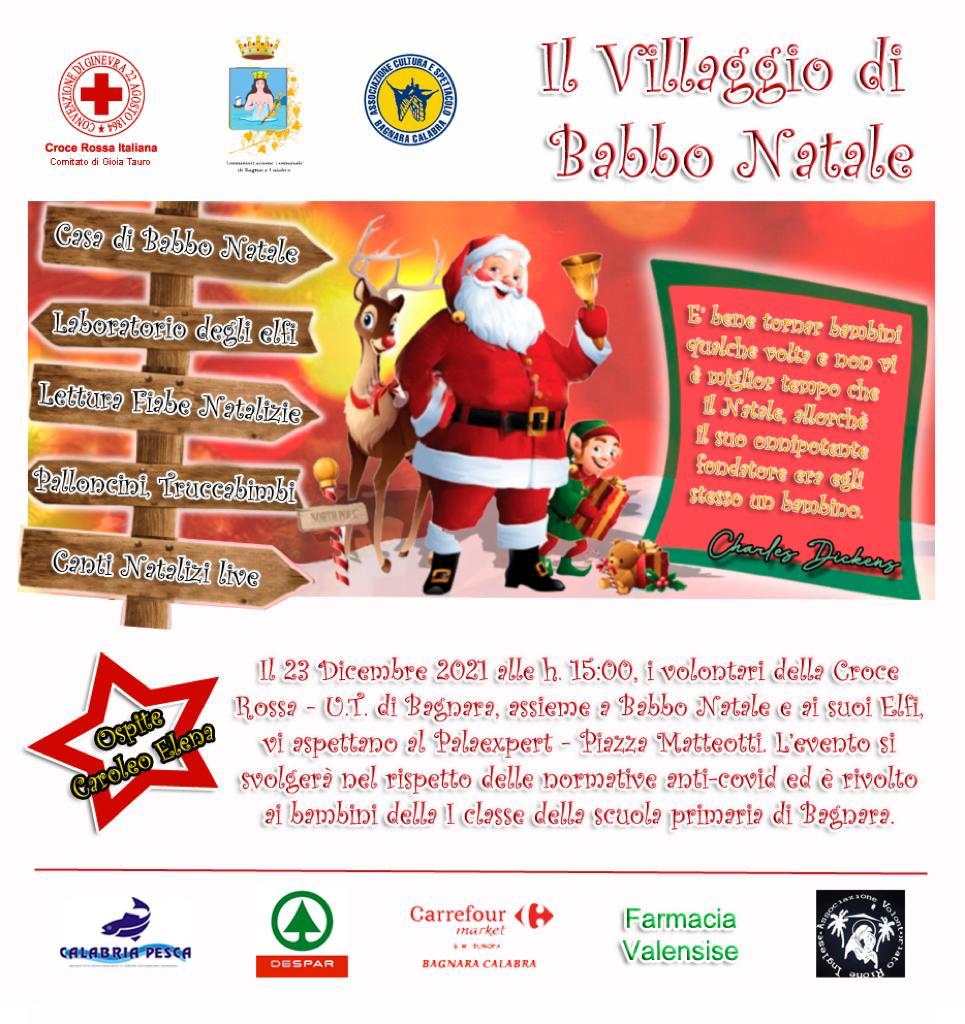 I volontari della Croce Rossa presentano: il Villaggio di Babbo Natale