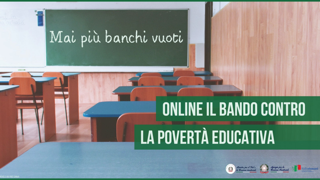 Avviso pubblico per la presentazione di proposte di intervento per la selezione di progetti socio-educativi strutturati per combattere la povertà educativa nel Mezzogiorno