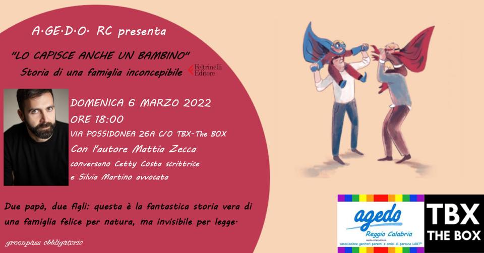 A.GE.D.O. - Presentazione del libro “Lo capisce anche un bambino - Storia di una famiglia inconcepibile＂