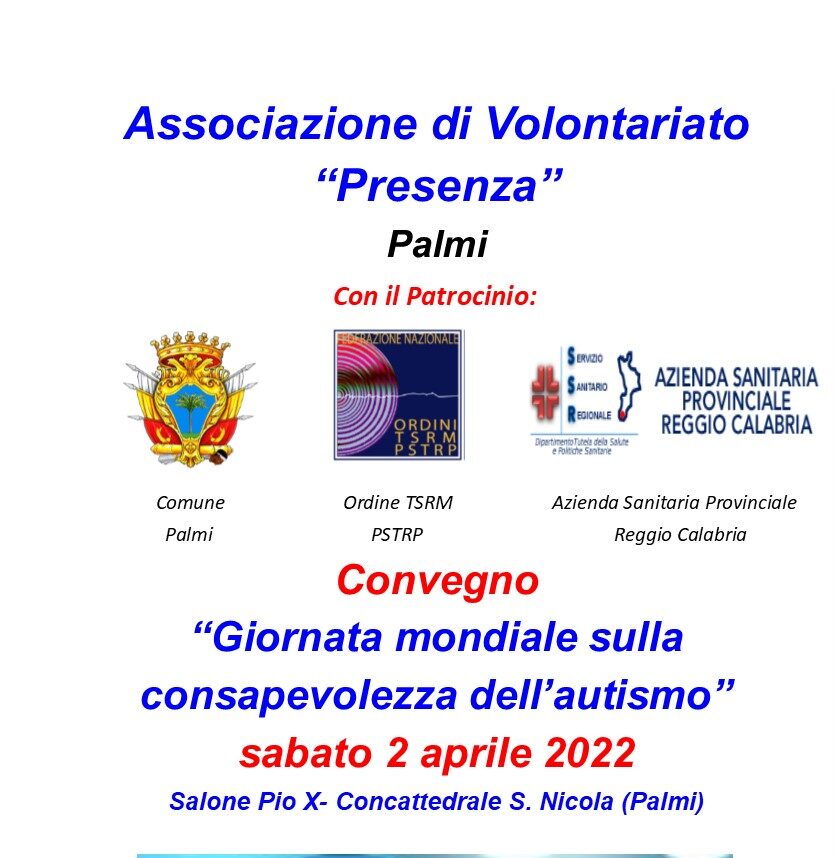 Convegno ＂Giornata Mondiale sulla consapevolezza dell'autismo＂