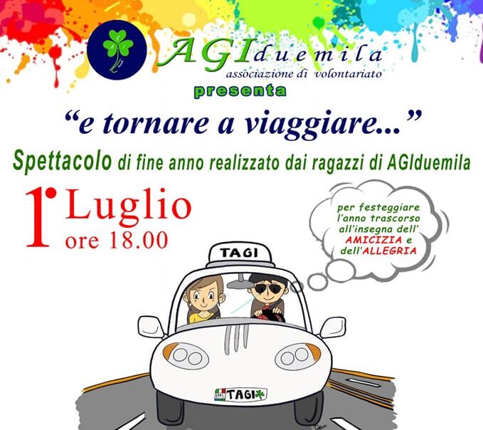 Agiduemila presenta lo spettacolo ＂E tornare a viaggiare...＂