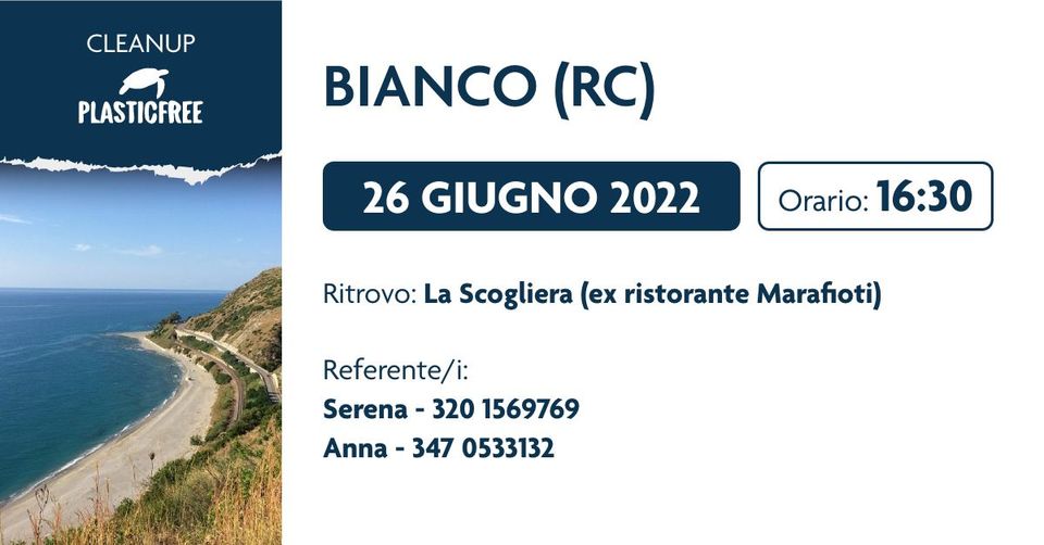 Plastic free organizza la pulizia della Scogliera di Capo Bruzzano