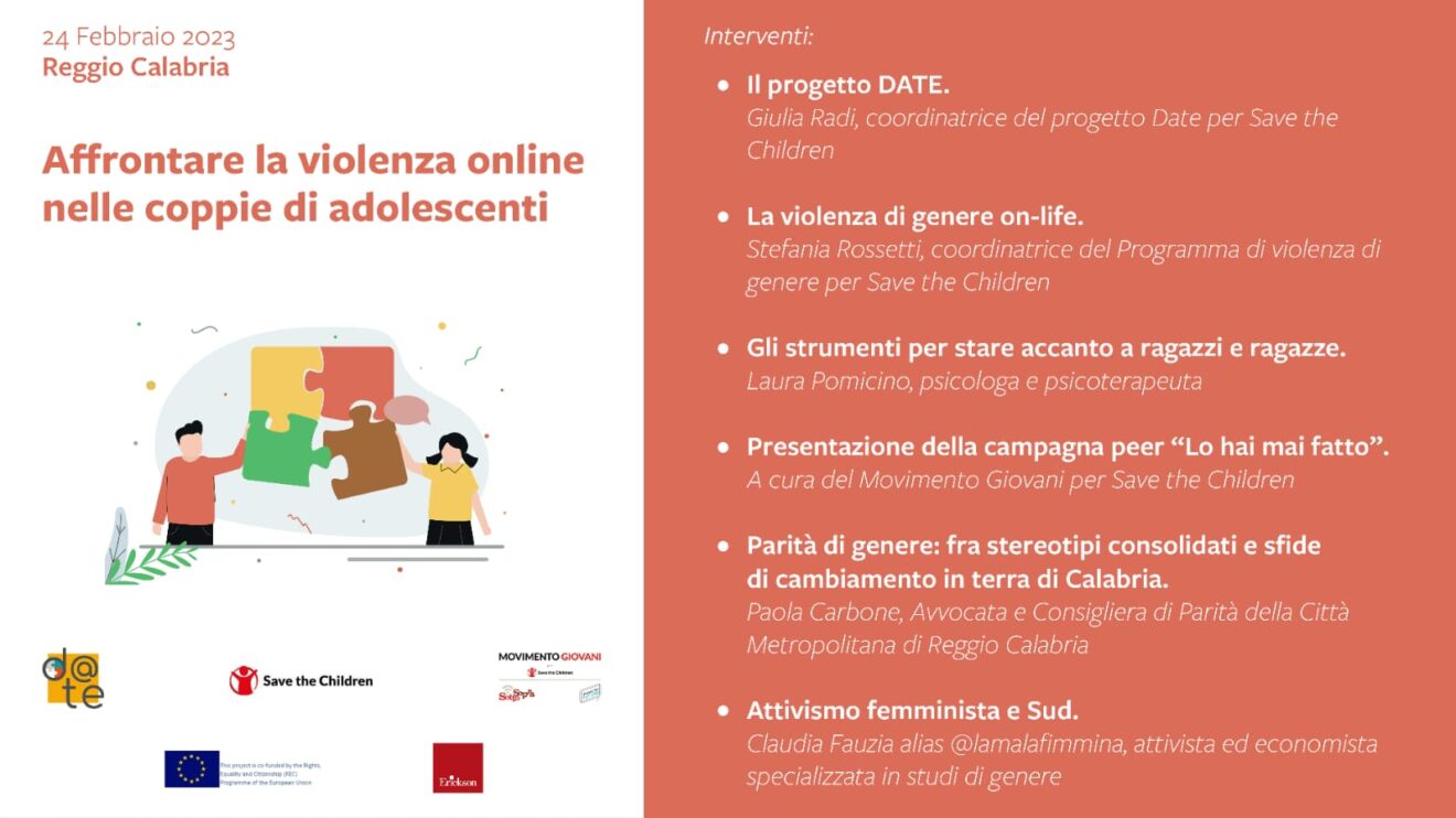 Evento “Affrontare la violenza online nelle coppie di adolescenti”