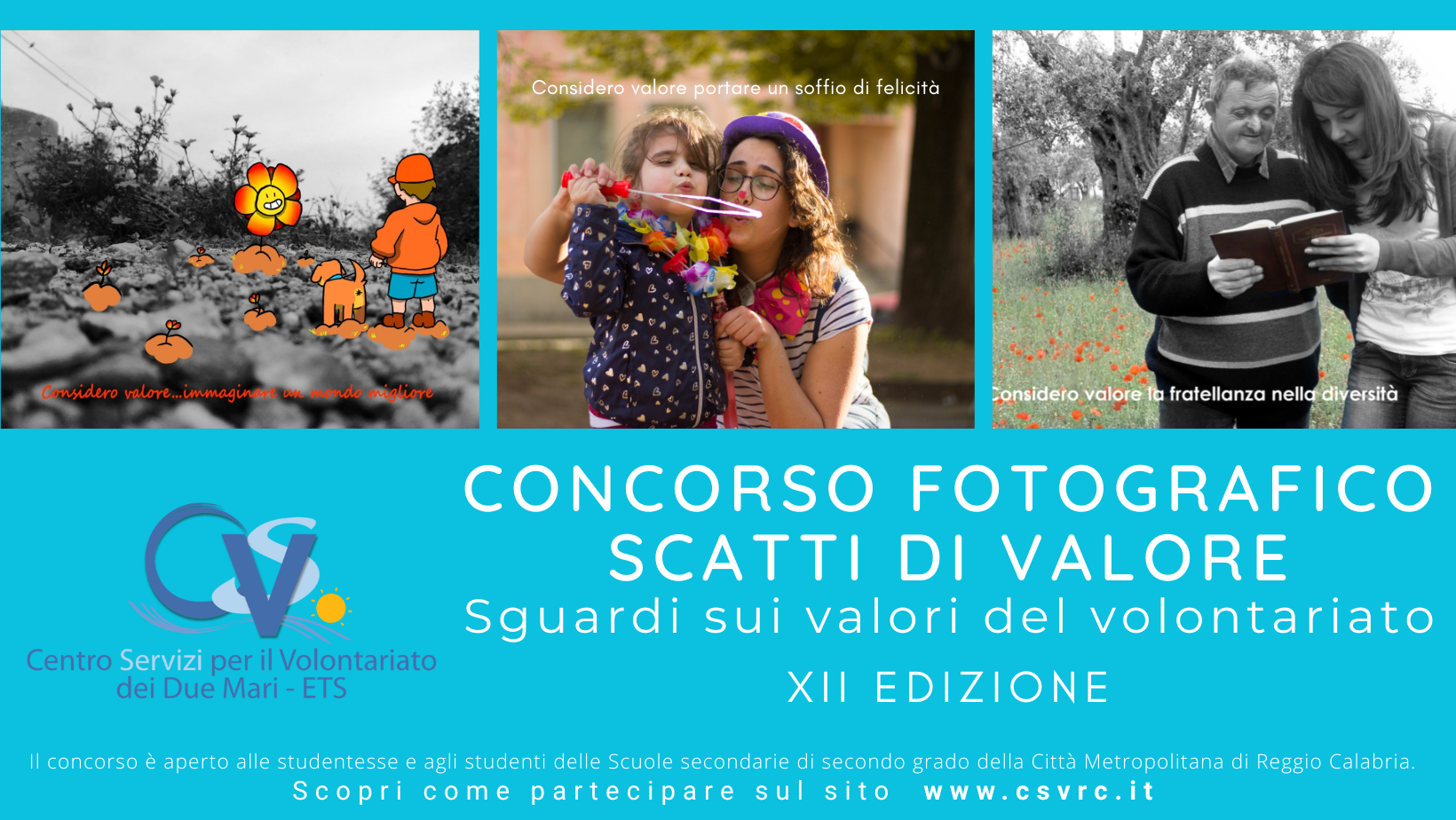 CSV dei Due Mari – ETS » XII Edizione del concorso fotografico “Scatti di  Valore – Sguardi sui valori del Volontariato”