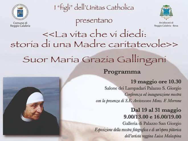 L’Unitas Catholica organizza ＂La vita che vi diedi: storia di una Madre caritatevole＂