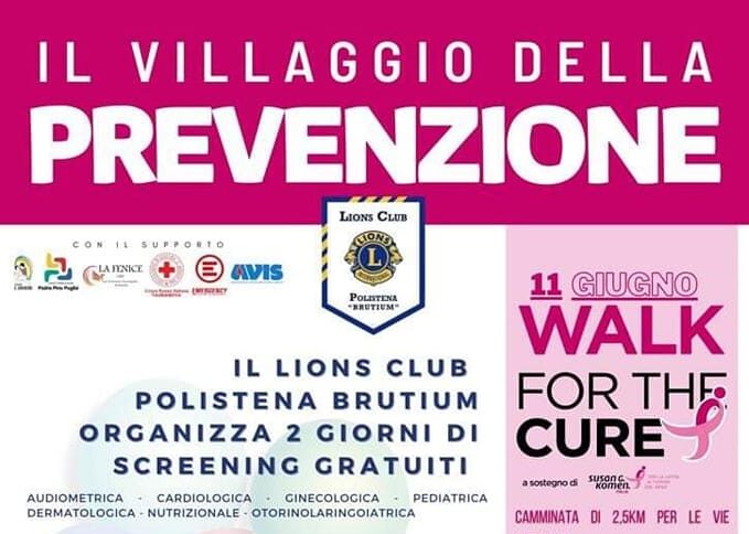 A Polistena il Villaggio della Prevenzione