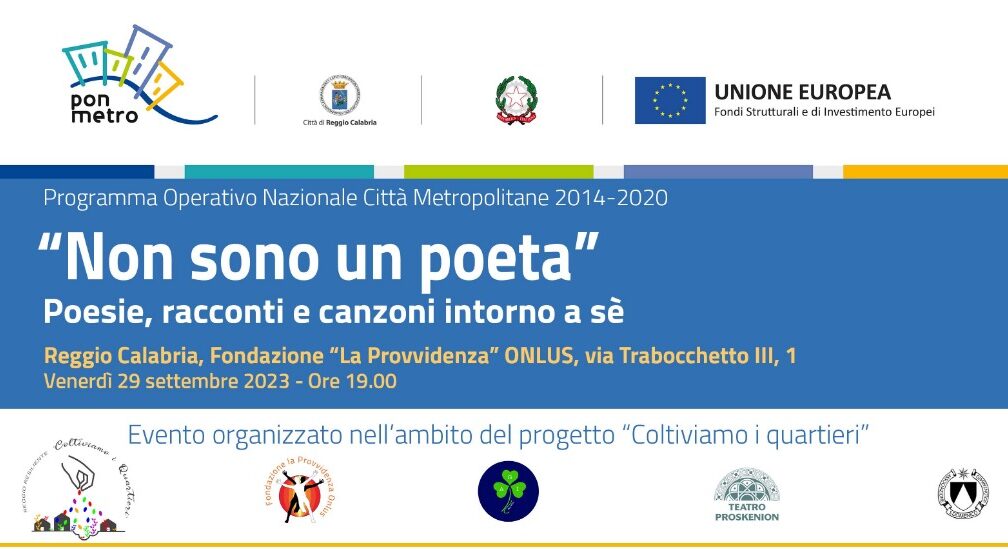 Evento ＂Non sono un poeta＂ - Poesie, racconti e canzoni intorno a sé