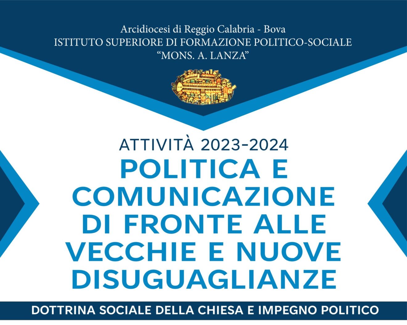 Istituto formazione Politico sociale Mons. Lanza - Iscrizioni Corso Anno Sociale 2023-2024