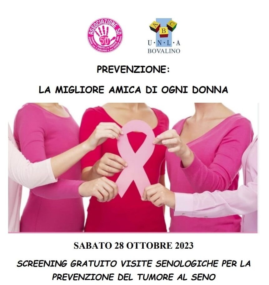 A Bovalino una giornata di screening gratuito per la prevenzione del tumore al seno