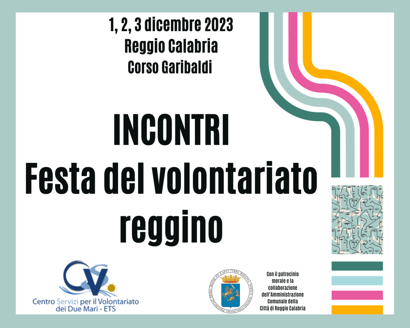 A dicembre torna ＂INCONTRI＂, la Festa del Volontariato reggino