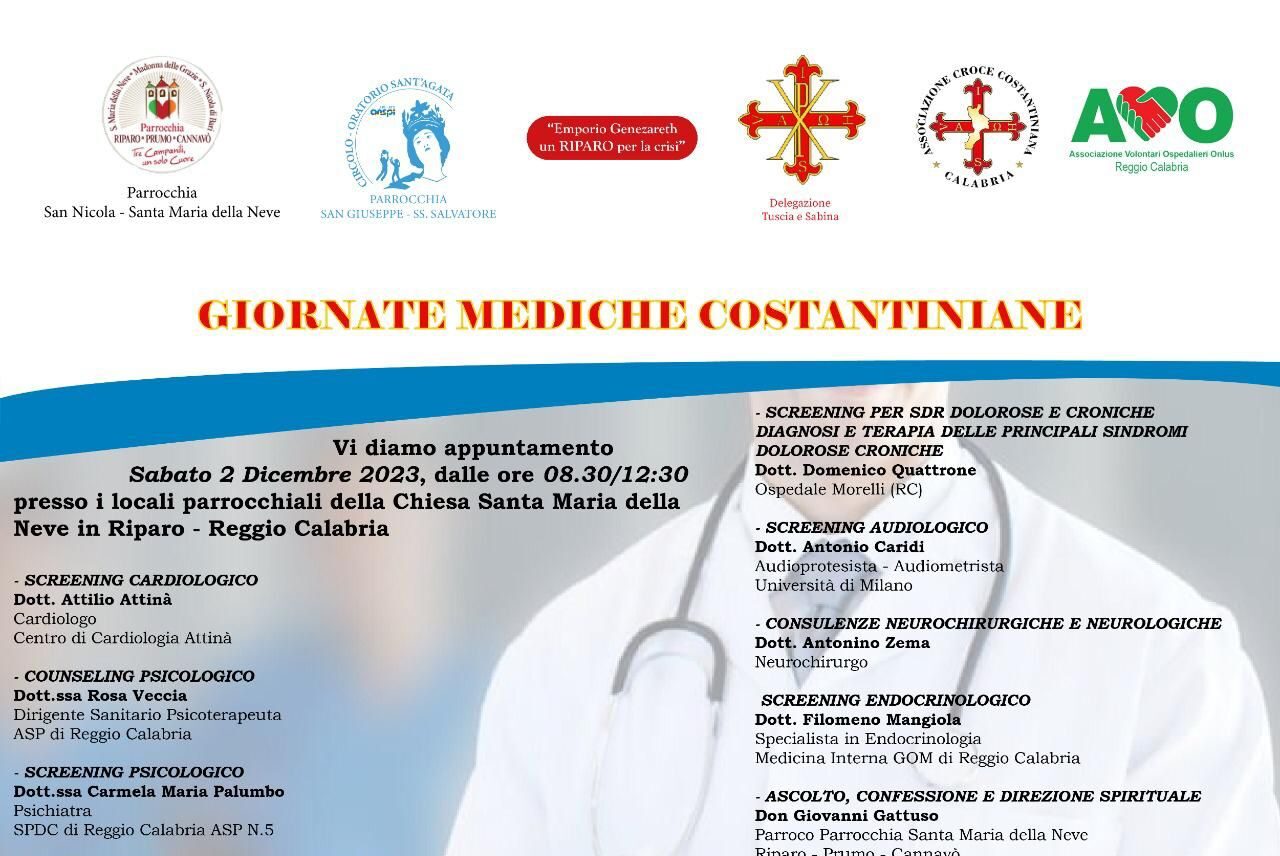 Giornate Mediche Costantiniane - 2 dicembre 2023