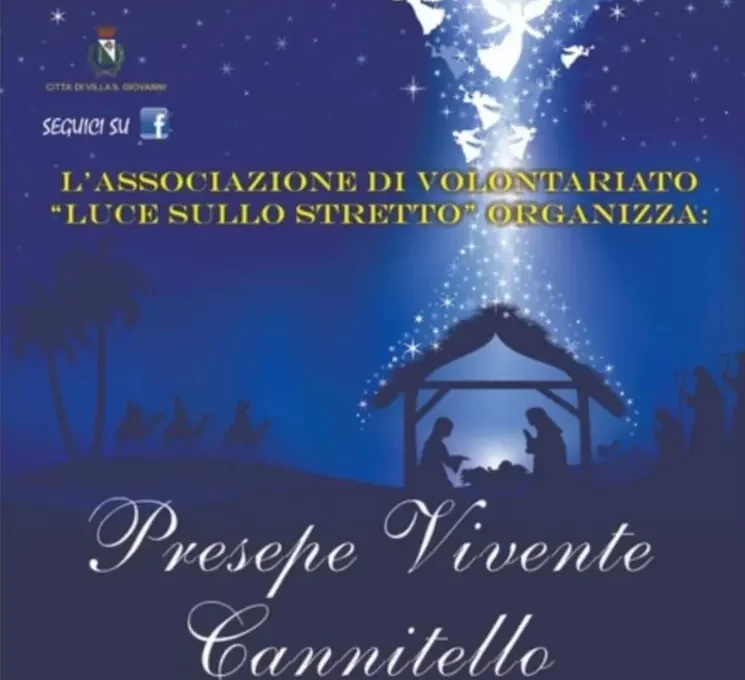 Il presepe vivente a Cannitello, organizzato dall'associazione ＂Luce sullo Stretto＂