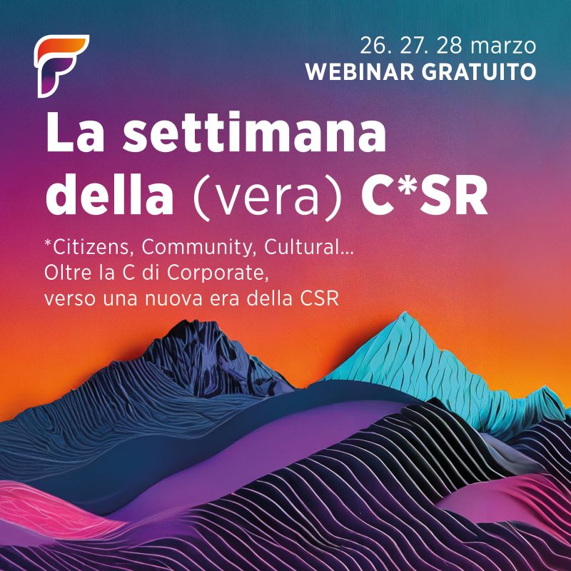 Festival del Fundraising: 3 giorni di webinar dedicati alla responsabilità d’impresa