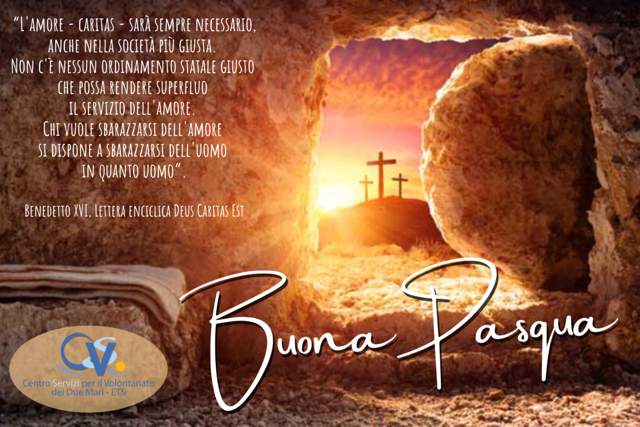 Auguri di Buona Pasqua dal CSV dei Due Mari - ETS