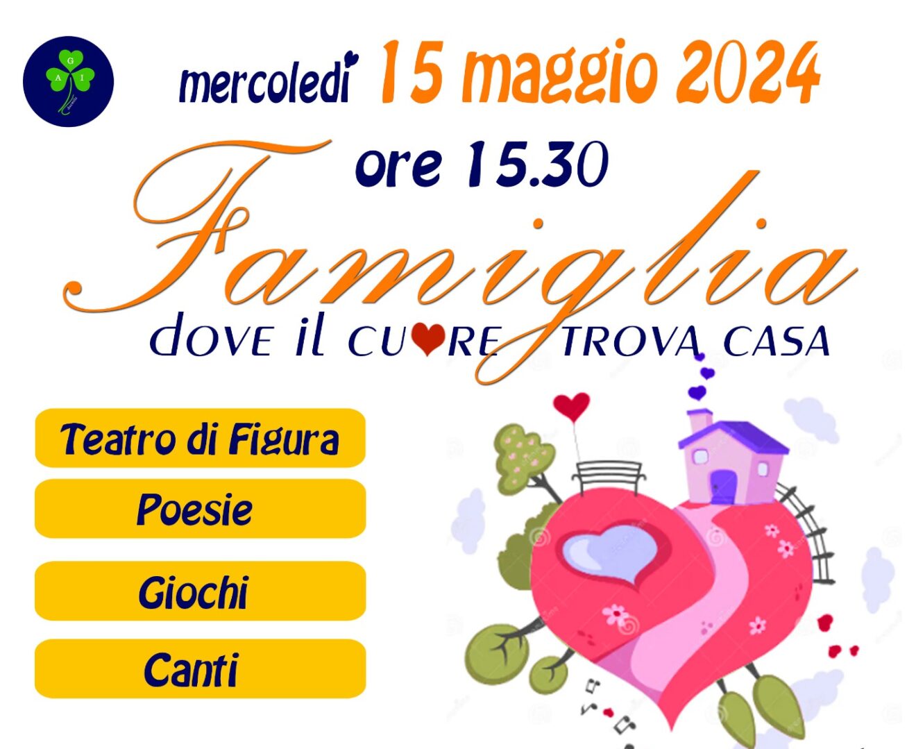 Festeggiamo la Giornata delle famiglie con Agiduemila
