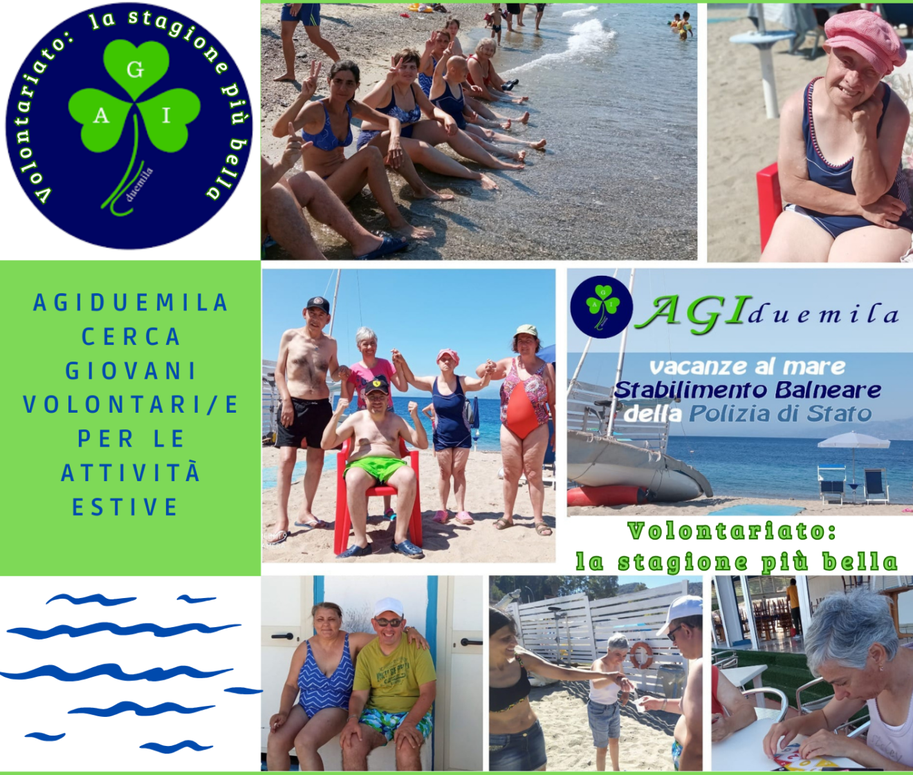 La proposta di volontariato estivo dell’associazione AGIduemila per vacanze davvero speciali