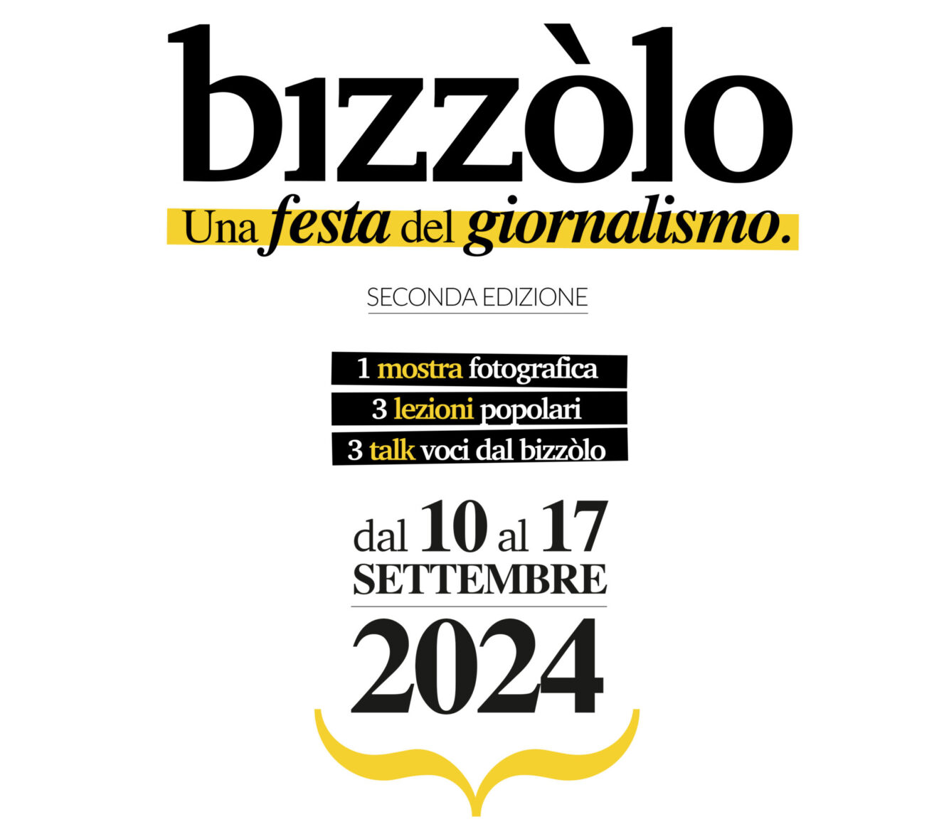 Il Csv dei Due Mari partecipa alla seconda edizione  di bizzòlo - una festa del giornalismo