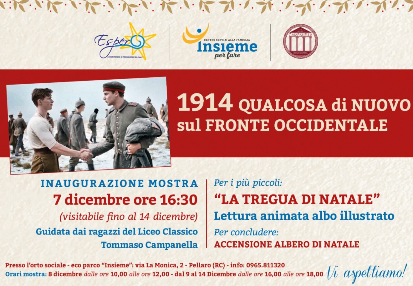 Espero APS organizza la mostra “1914 – Qualcosa di nuovo sul fronte occidentale”