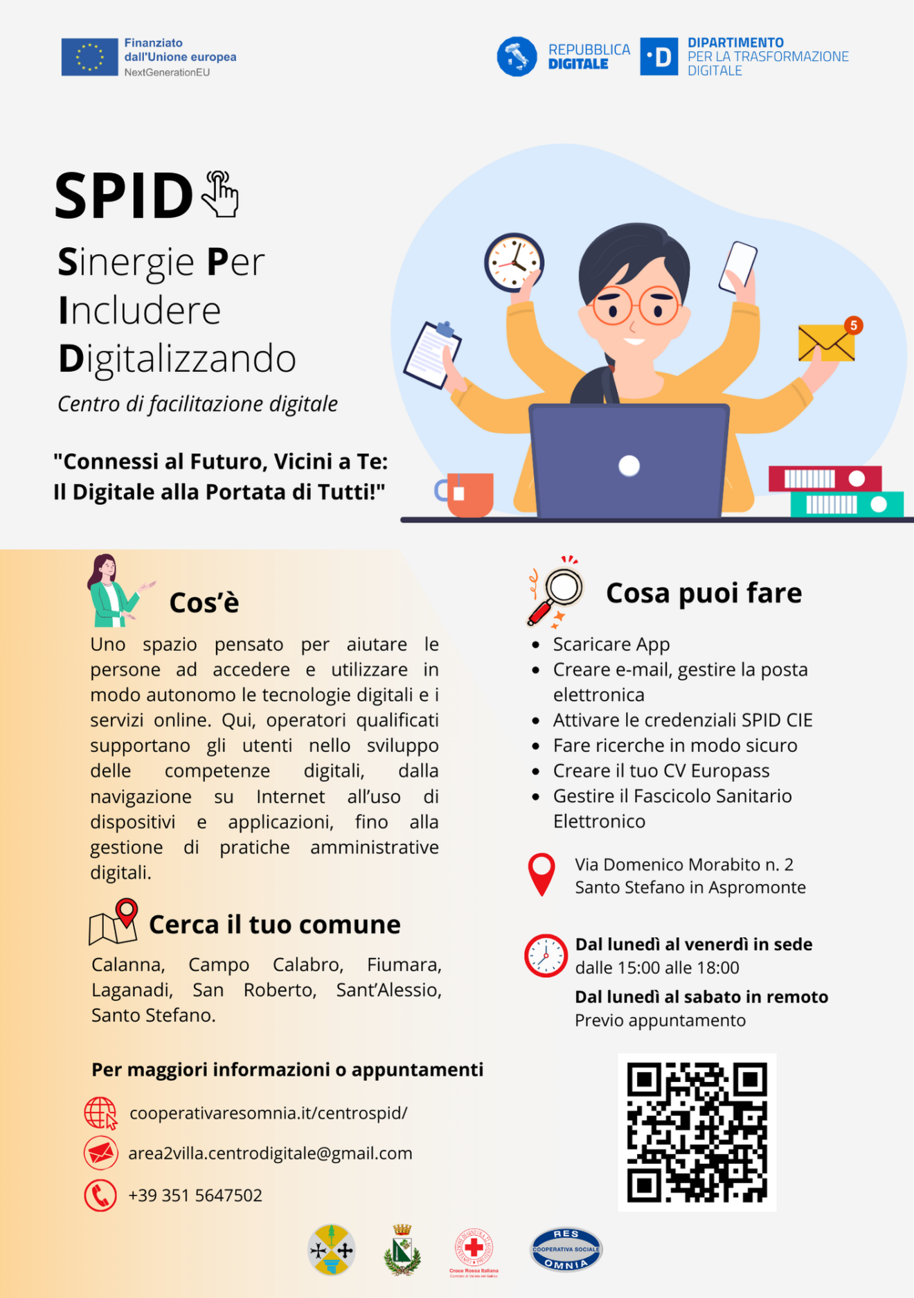 Apre il Centro di Facilitazione Digitale a Santo Stefano d’Aspromonte: La Tecnologia per Tutti