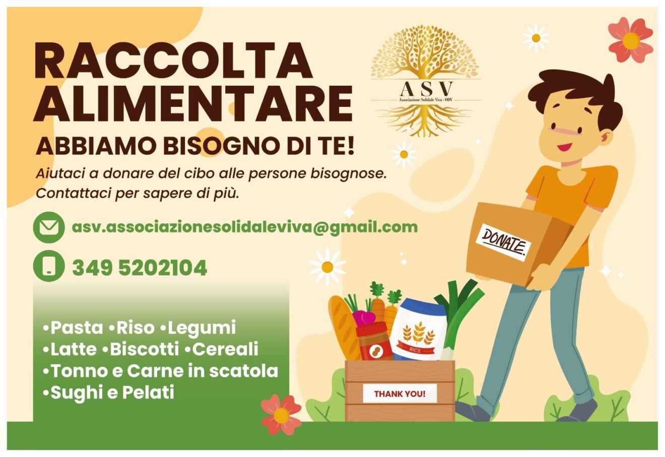 Raccolta alimentare: Abbiamo bisogno di te!