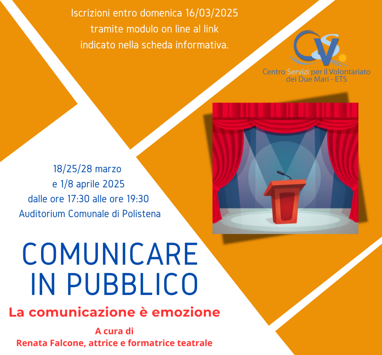 ＂Comunicare in pubblico. La comunicazione è emozione＂ - Ancora pochi giorni per le iscrizioni