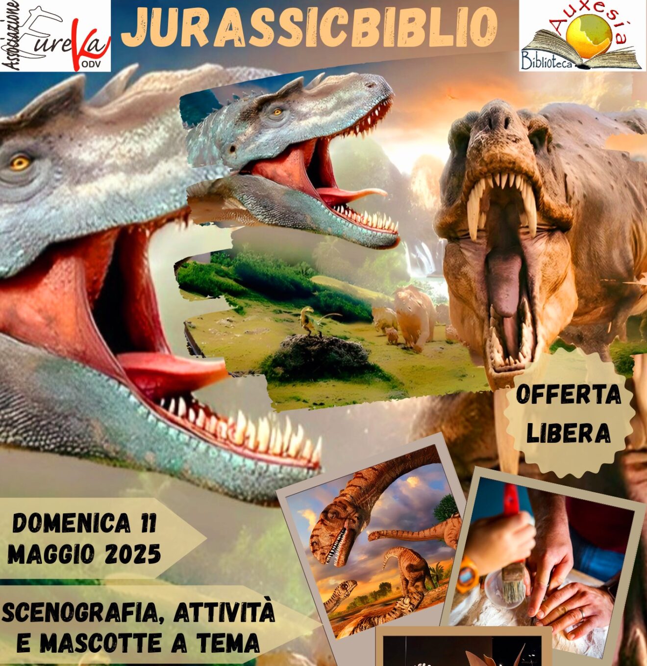 Eureka ODV presenta ＂Jurassicbiblio＂ - 11 maggio 2025