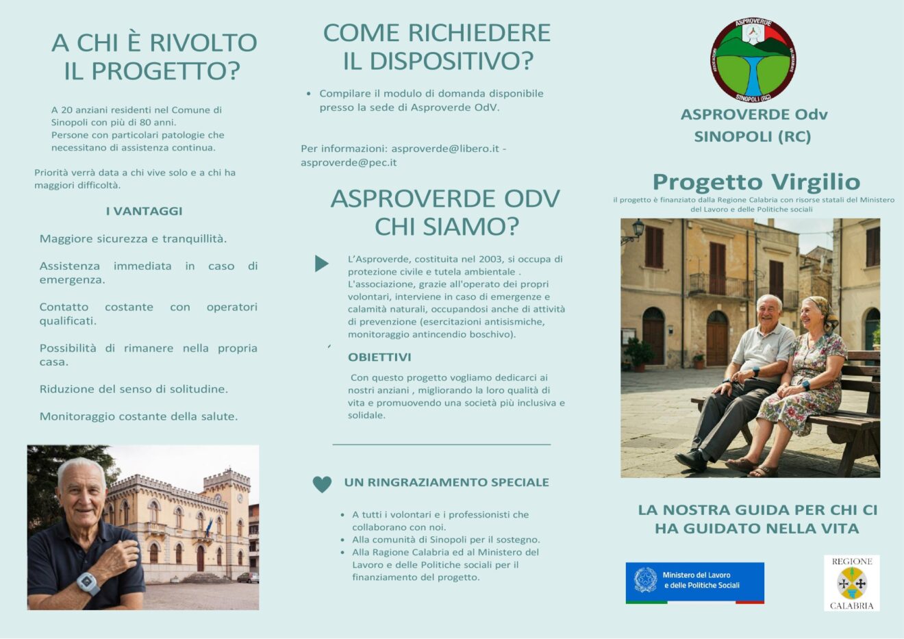 Asproverde OdV lancia il progetto ＂Virgilio＂: teleassistenza per gli anziani di Sinopoli